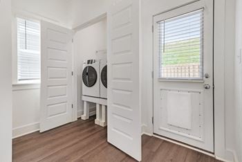 Washer and dryer in each home